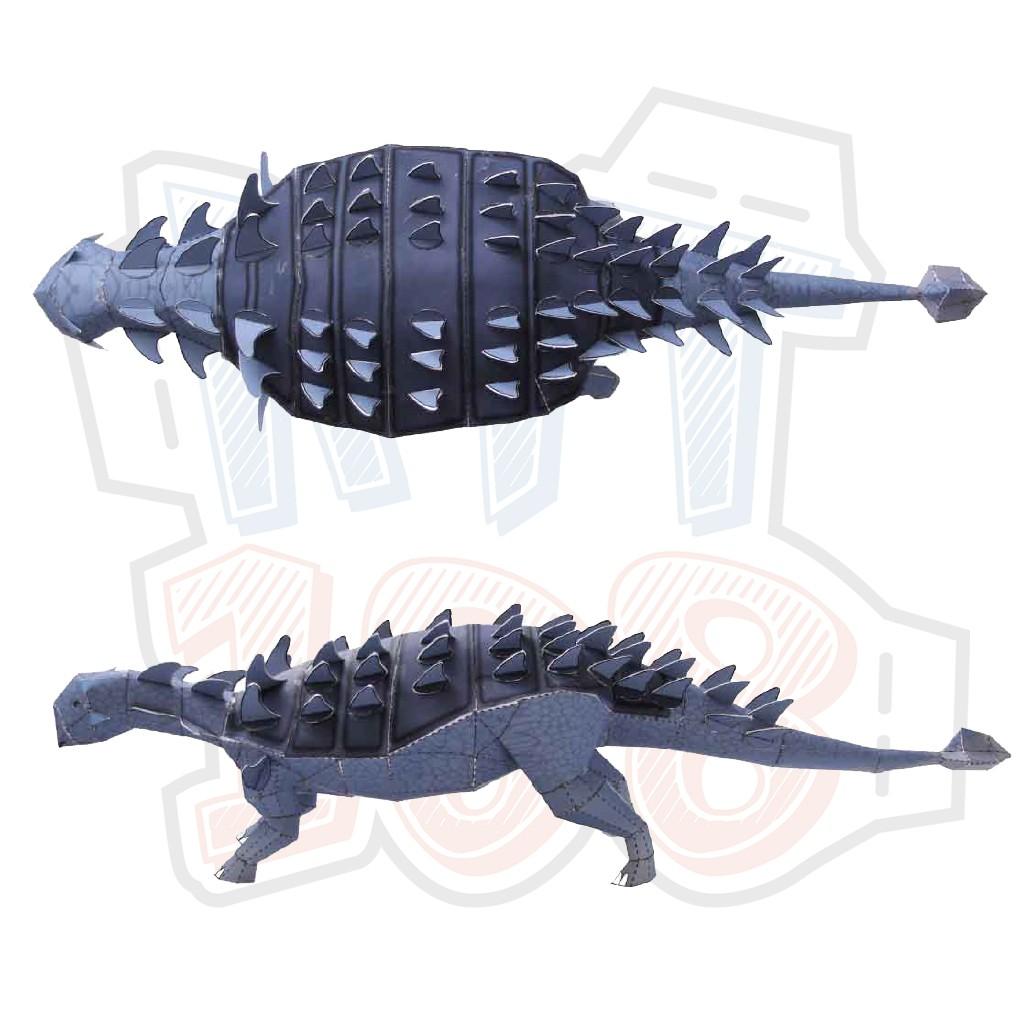 Mô hình giấy Khủng long Euoplocephalus