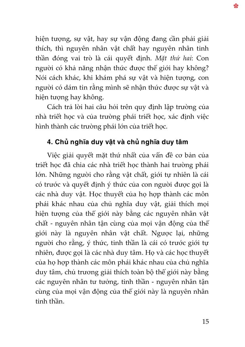 Giáo trình Triết học (Dùng cho khối không chuyên ngành triết học trình độ đào tạo thạc sĩ, tiến sĩ các ngành khoa học tự nhiên, công nghệ) - bản in 2025