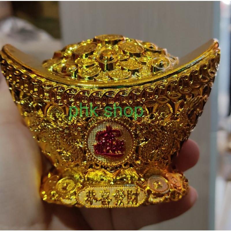 Thỏi kim Nguyên Bảo phong thủy phk shop 2 size