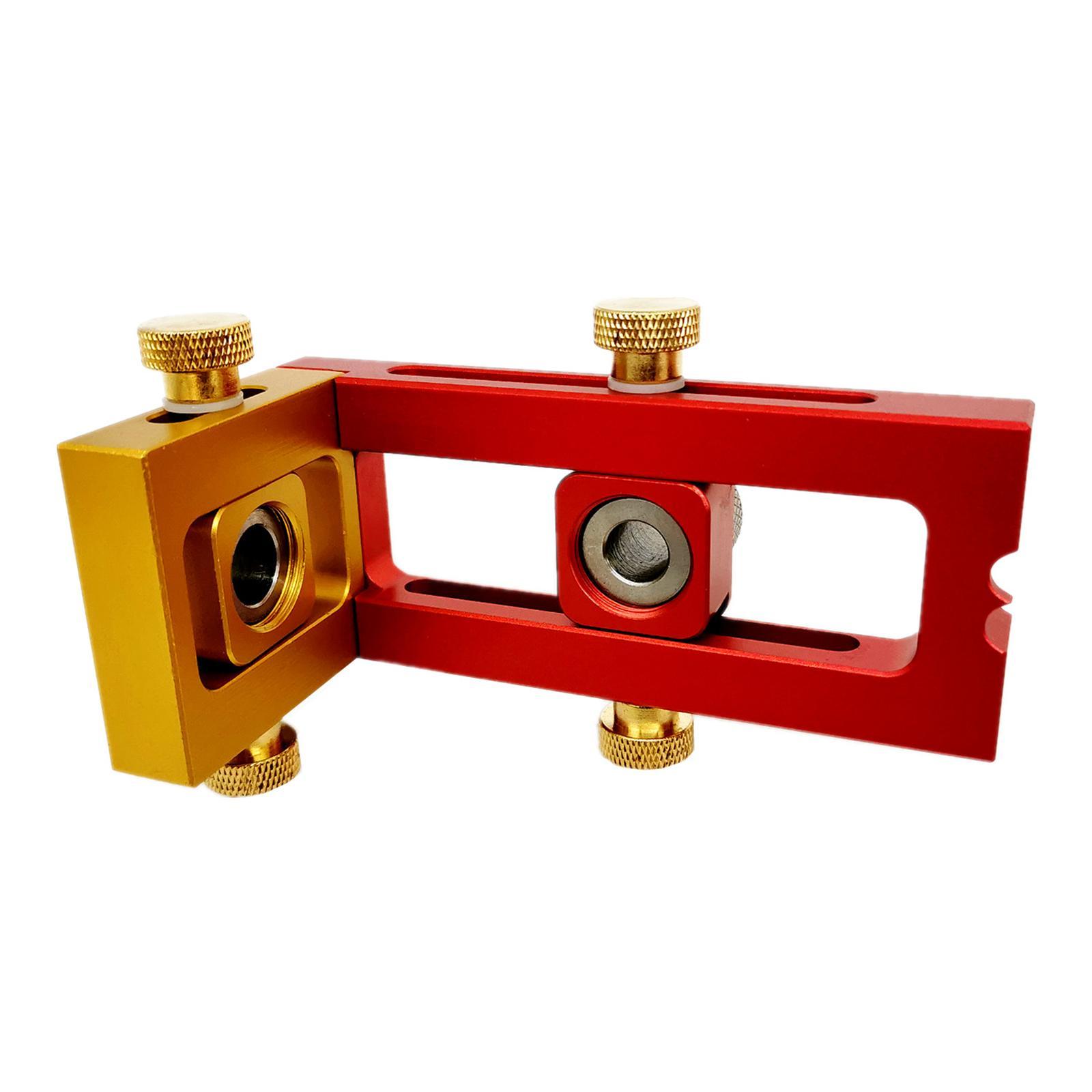 Stainless Steel 2 In 1 Drill Punch Positioner Locator Jig Oblique Flat Head