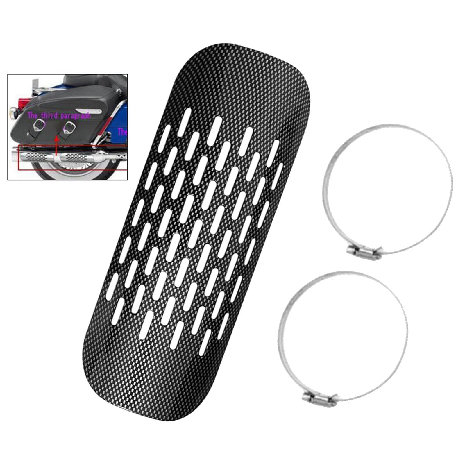 Motorcycle Motorbike Exhaust Heat Shield Protector Exhaust Pipe Muffler Silencer Pipe Cover Guard for Harley Prince racing 400 earth