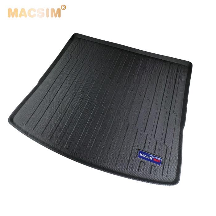 Thảm lót cốp xe ô tô Volkswagen Teramont nhãn hiệu Macsim chất liệu TPV cao cấp màu đen