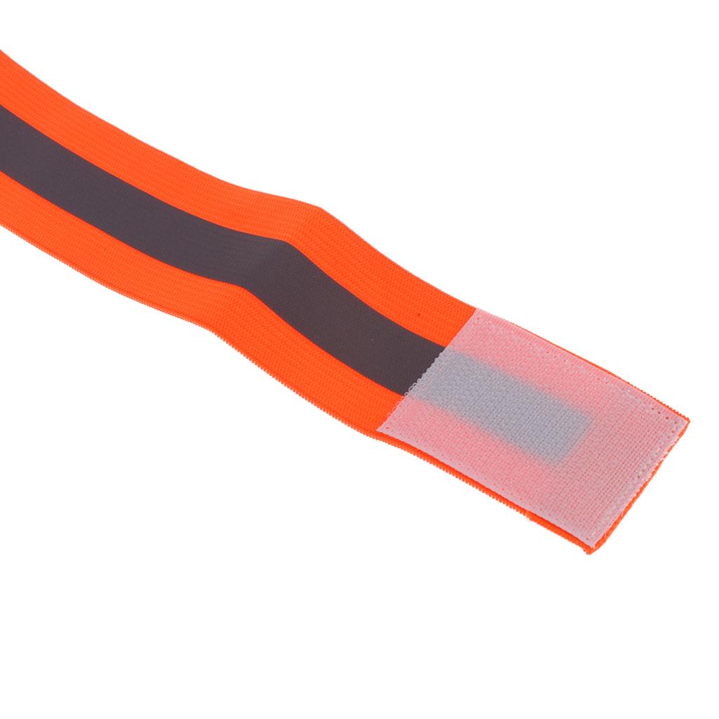 1 Pair Night Running Reflective Sport Arm Belt Armband Ankle Band Leg Strap