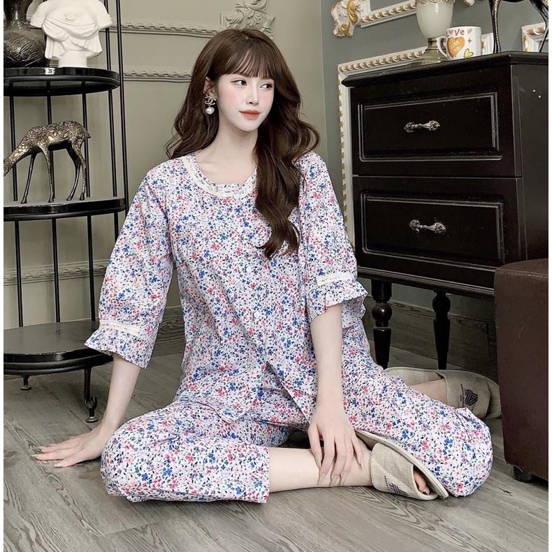 Đồ bộ nữ xinh chất kate hàn mềm mát