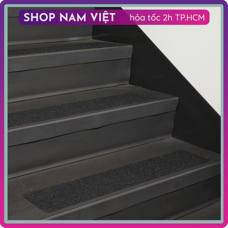 Miếng Dán Chống Trượt Cầu Thang PVC Cỡ Lớn, Chống Nước