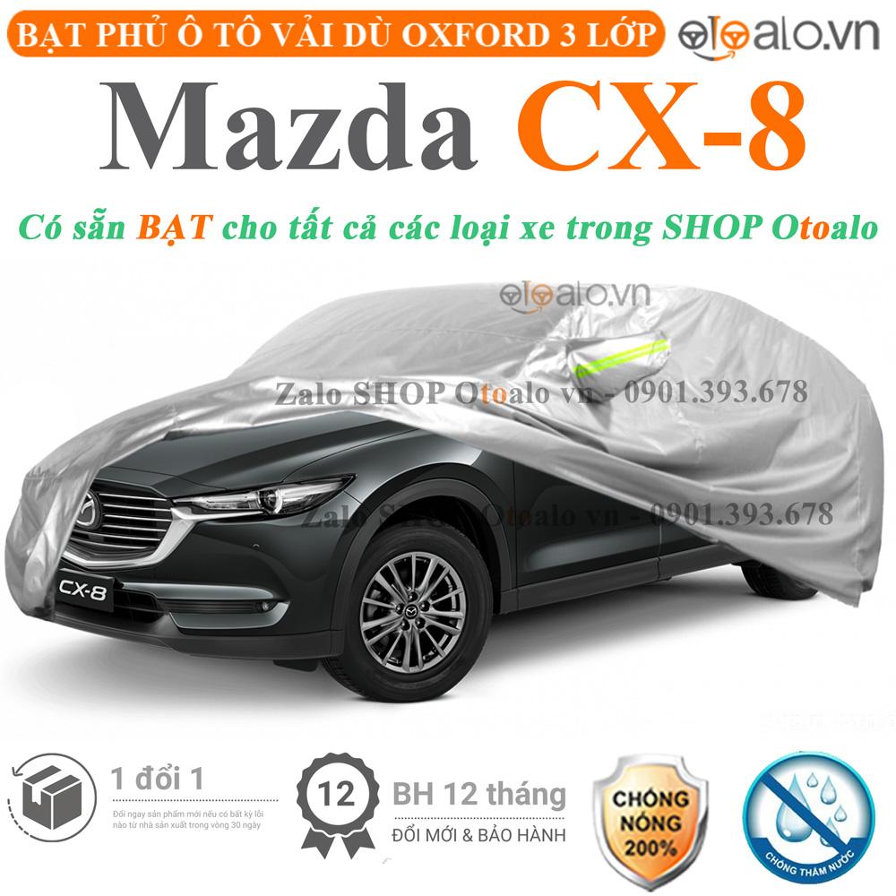 Bạt che phủ xe ô tô Mazda CX8 vải dù 3 lớp CAO CẤP BPXOT - OTOALO