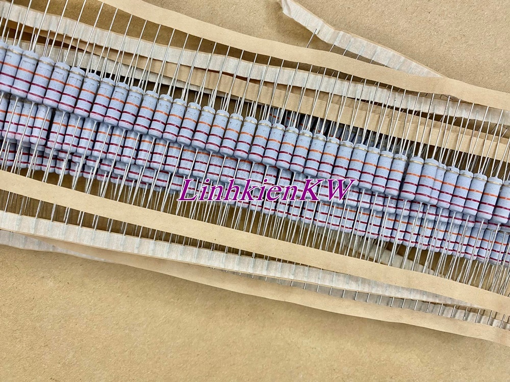 Điện trở vạch 2W màng cacbon các loại mới 100%