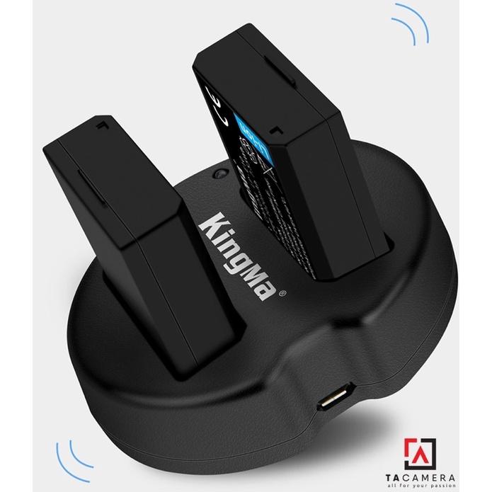 Pin - Sạc Đôi KingMa Cổng USB Dành Cho Canon LP-E10 - Hàng Chính Hãng