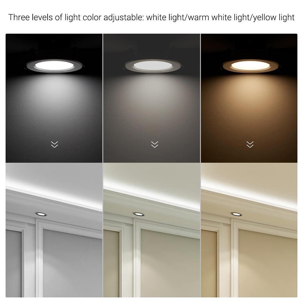 OPPLE LED Downlight 3W with Three Light Color Ultra Thin Round Ceiling Light LED Bulb For Bedroom Kitchen Hotel 220V