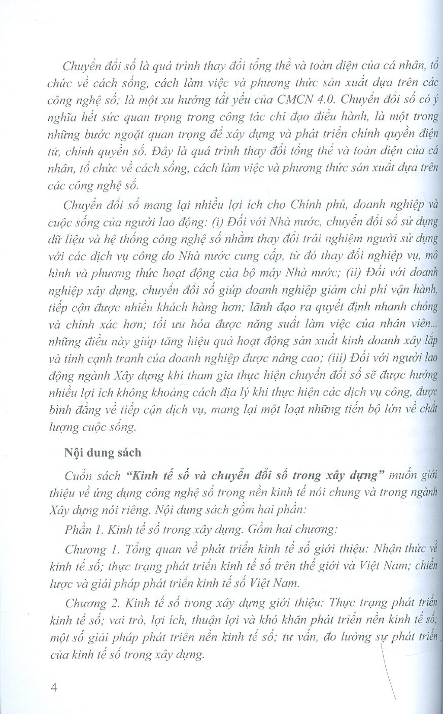 Kinh Tế Số Và Chuyển Đổi Số Trong Xây Dựng -PGS. TS. Bùi Mạnh Hùng, TS. Nguyễn Thị Thanh Huyền, ThS. Bùi Quang Linh