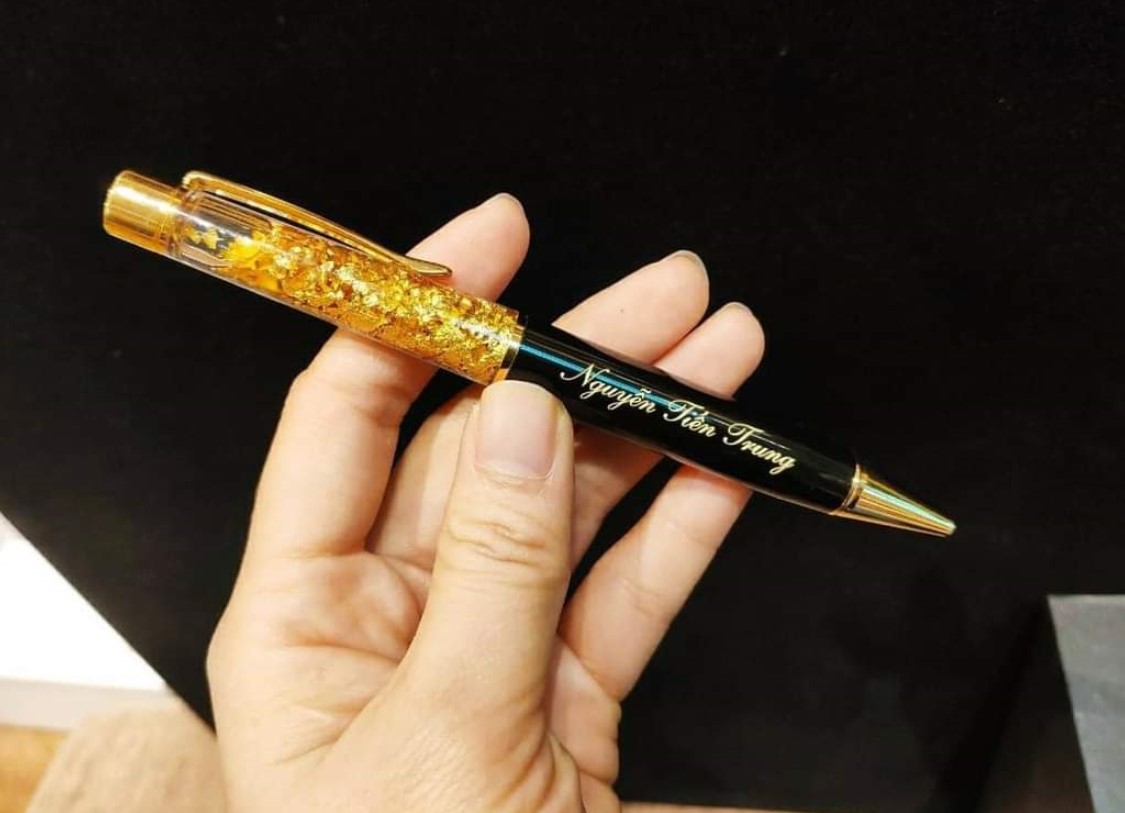 Bút ký vàng lá dạng mảnh MT Gold Art- Hàng chính hãng, trang trí nhà cửa, phòng làm việc, quà tặng sếp, đối tác, khách hàng, tân gia, khai trương