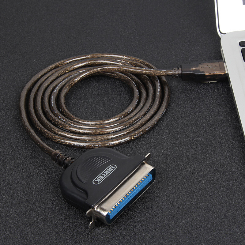 Cáp Máy In 1.5m USB Ra LPT IEEE 1284 Unitek Y-1020 Chính Hãng