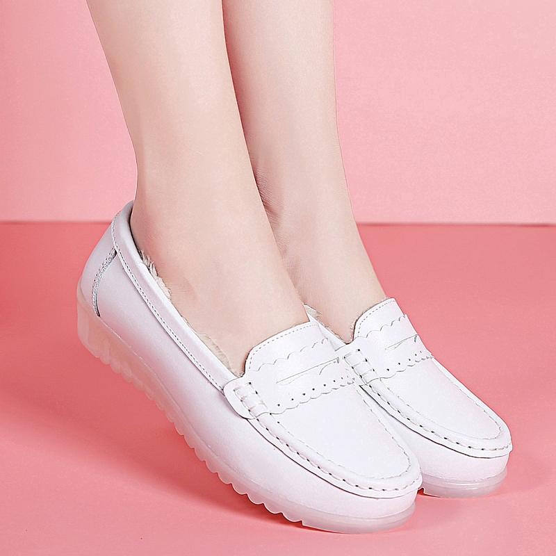 2020 Fashion women outdoor white single sneakers casual nurse shoes