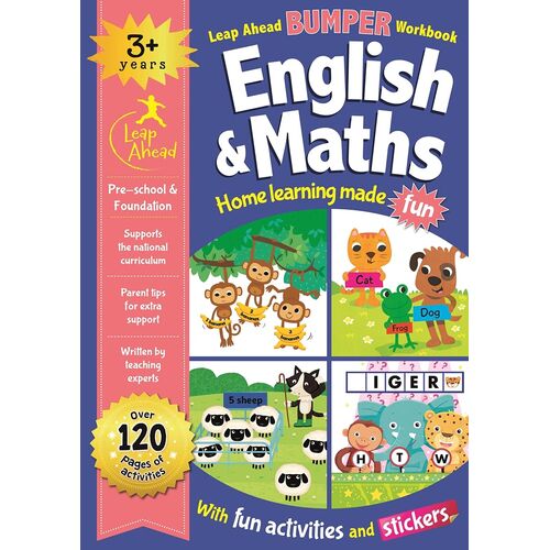 Leap Ahead Bumper Workbook: English And Maths 3+