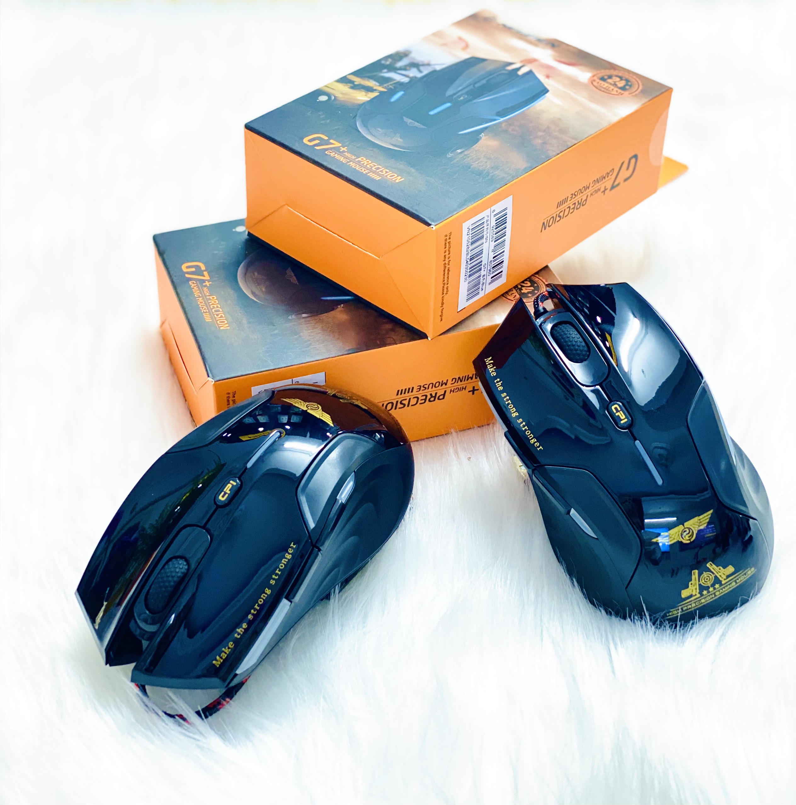 Chuột chơi game có dây NEWMEN G7+ Plus - Sát thủ Phòng Game - Hàng Chính Hãng