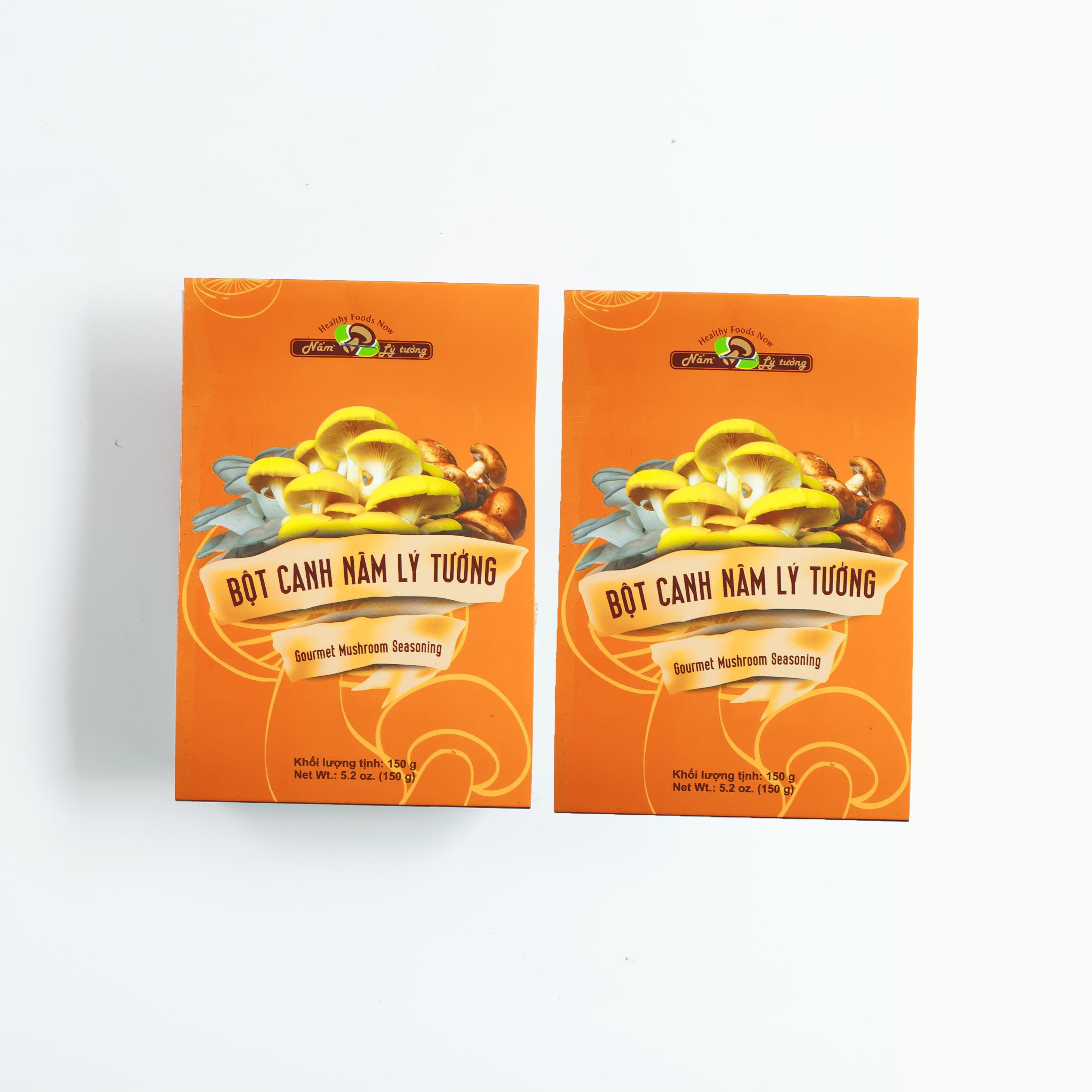 Bột Canh Nấm Lý Tưởng 150g, Bột Canh Được Làm Từ Các Loại Nấm Tán Mịn