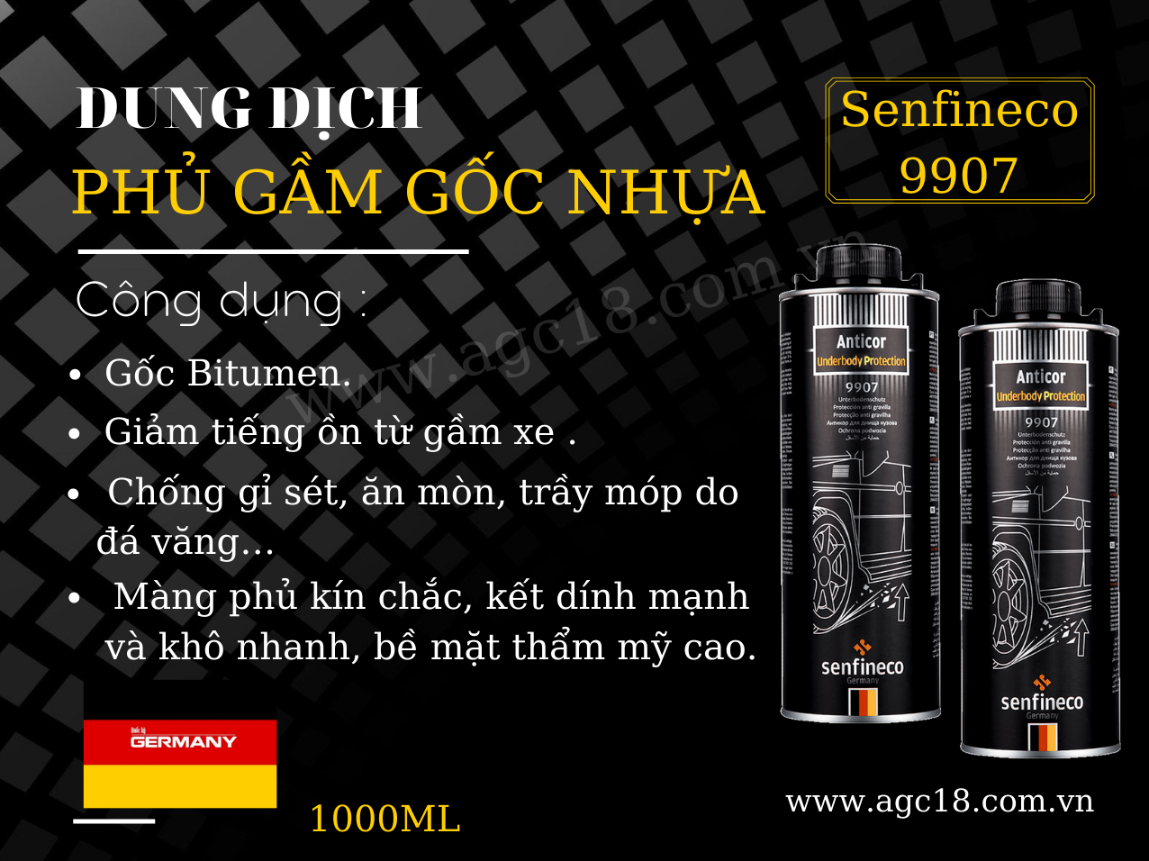 Sơn phủ gầm gốc nhựa Senfineco 9907 – 1L