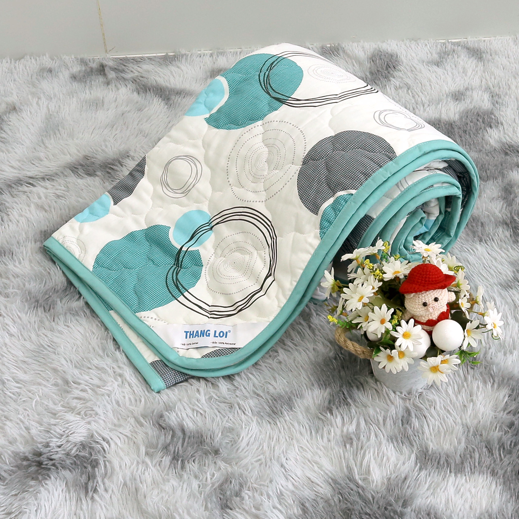 Chăn Chần Cotton Hoa Thắng Lợi Mẫu 43- Chính hãng