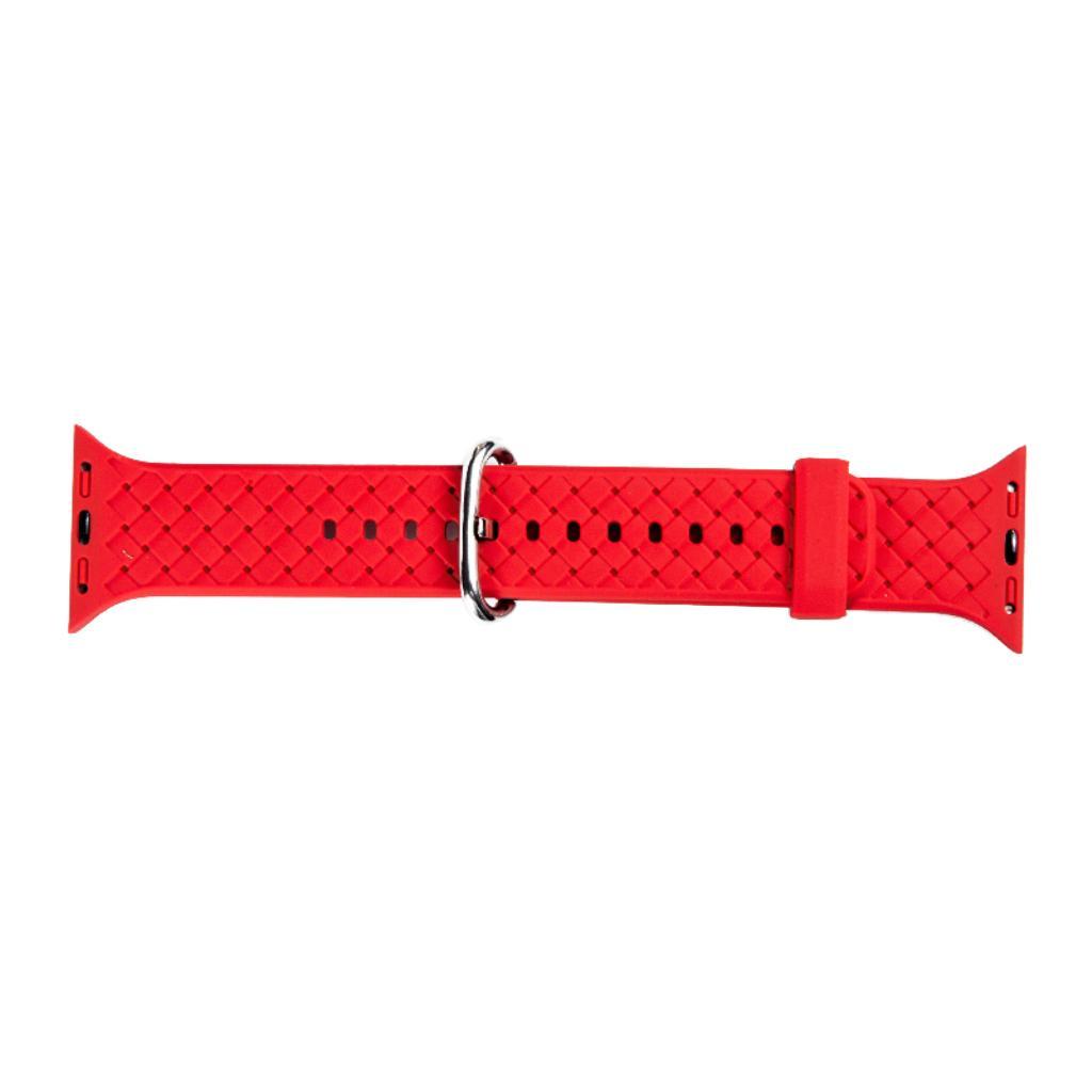 Silicone Watch Band Non-toxic/Anti-sweat/Waterproof Strap with Buckle for Apple Watch 4