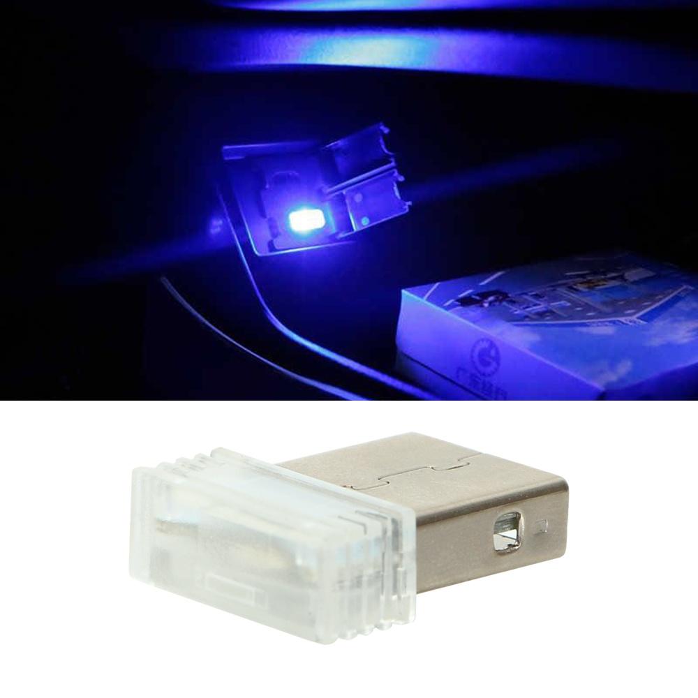 Đèn led mini màu neon trang trí nội thất xe hơi