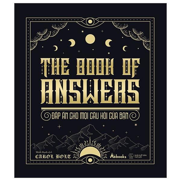 Sách The Book Of Answers  Đáp Án Cho Mọi Câu Hỏi Của Bạn