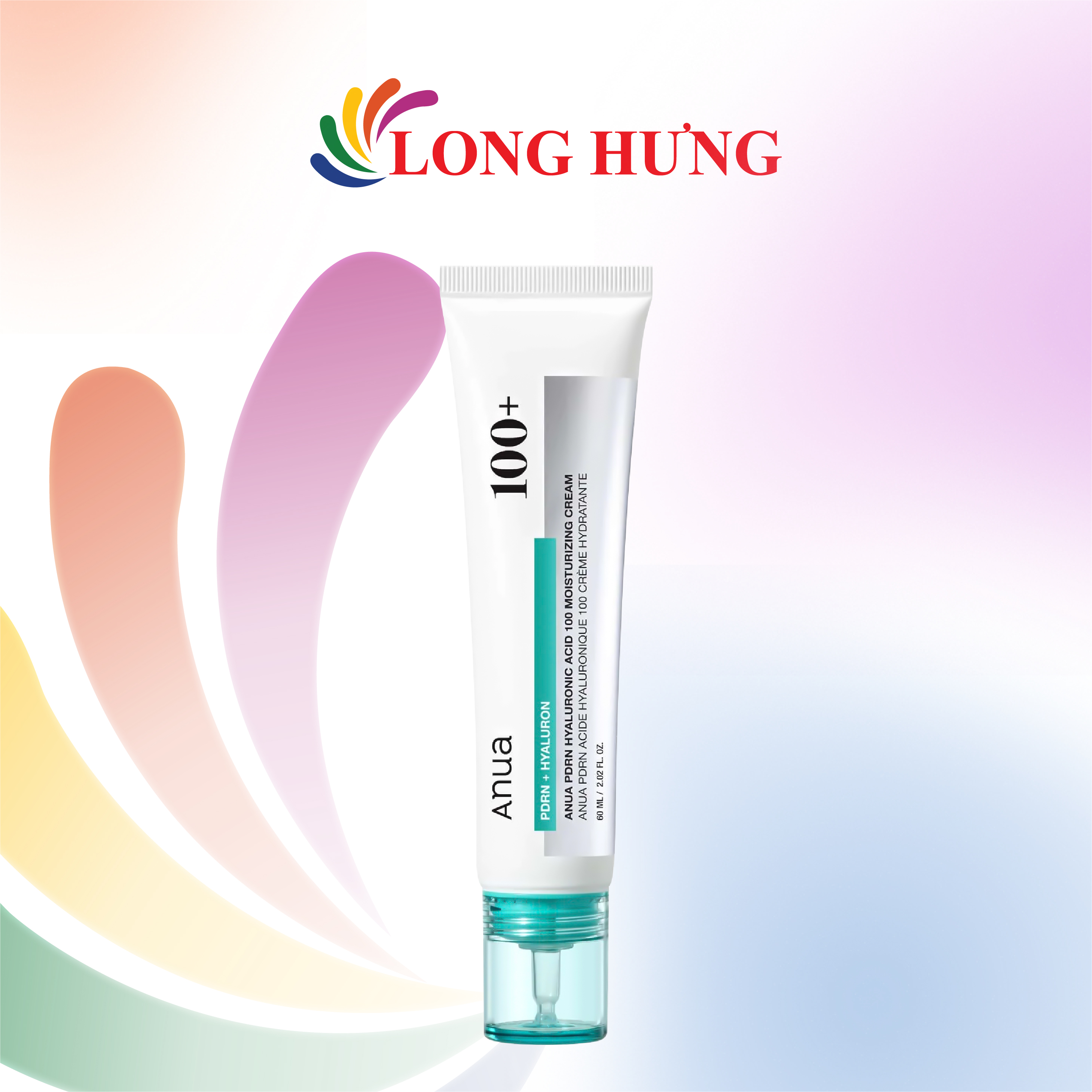 Kem dưỡng ẩm Anua PDRN Hyaluronic Acid 100 Moisturizing Cream (60ml) - Hàng chính hãng