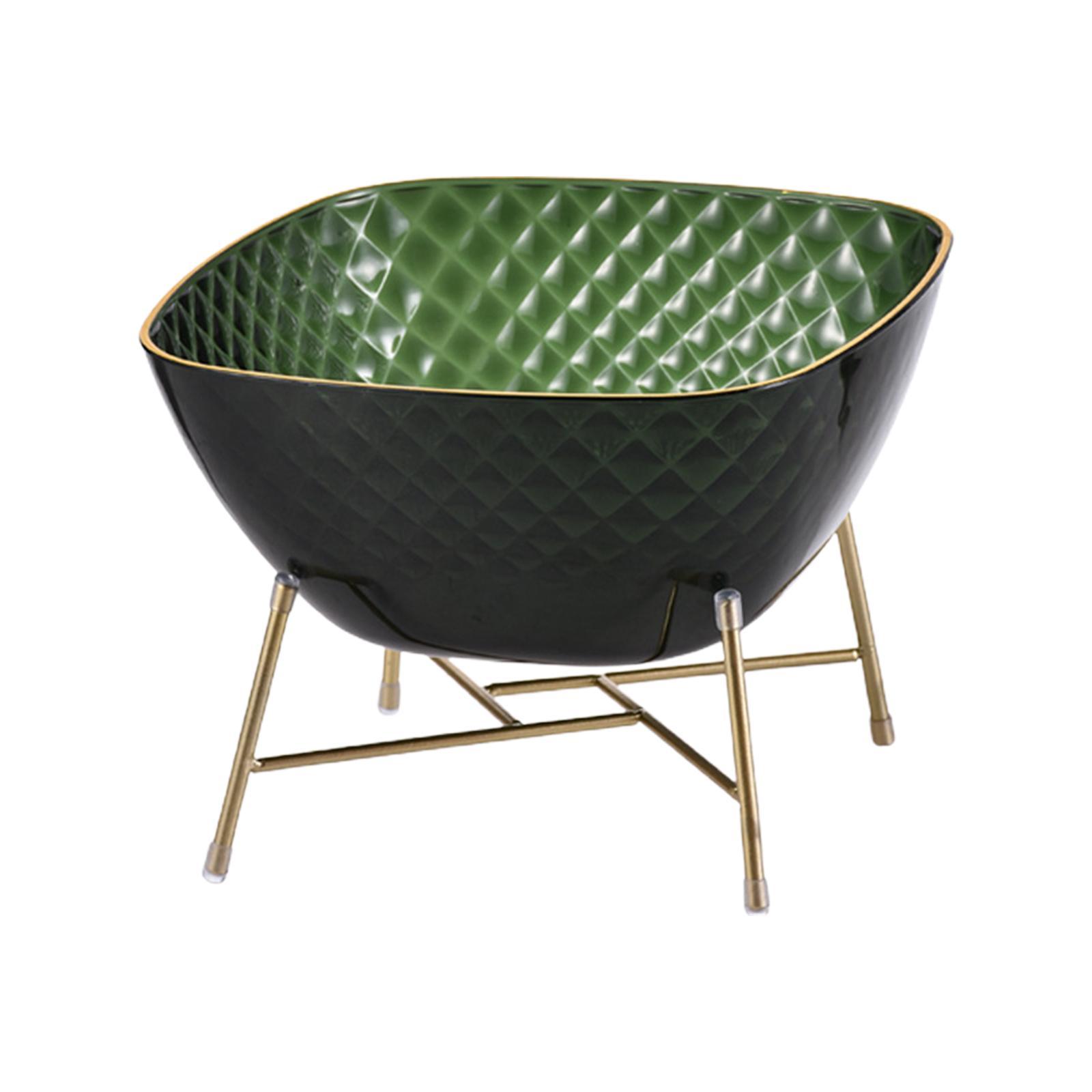 Fruit Plate Fruit Holder Snack Storage Tray for Kitchen Counter Dining Table