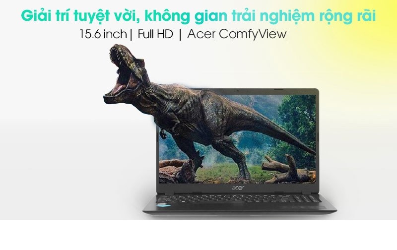 Laptop Acer Aspire A315-56-58EG (NX.HS5SV.00J) Black/ Intel i5 1035G1 (up to 3.6GHz, 6MB)/ RAM 4GB/ 256GB SSD/ 15.6inch FHD/ Win 11- Hàng chính hãng