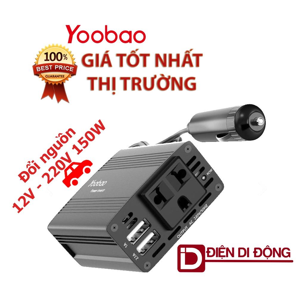Biến tần 12V sang 220V dành cho ô tô Yoobao Inverter 150W