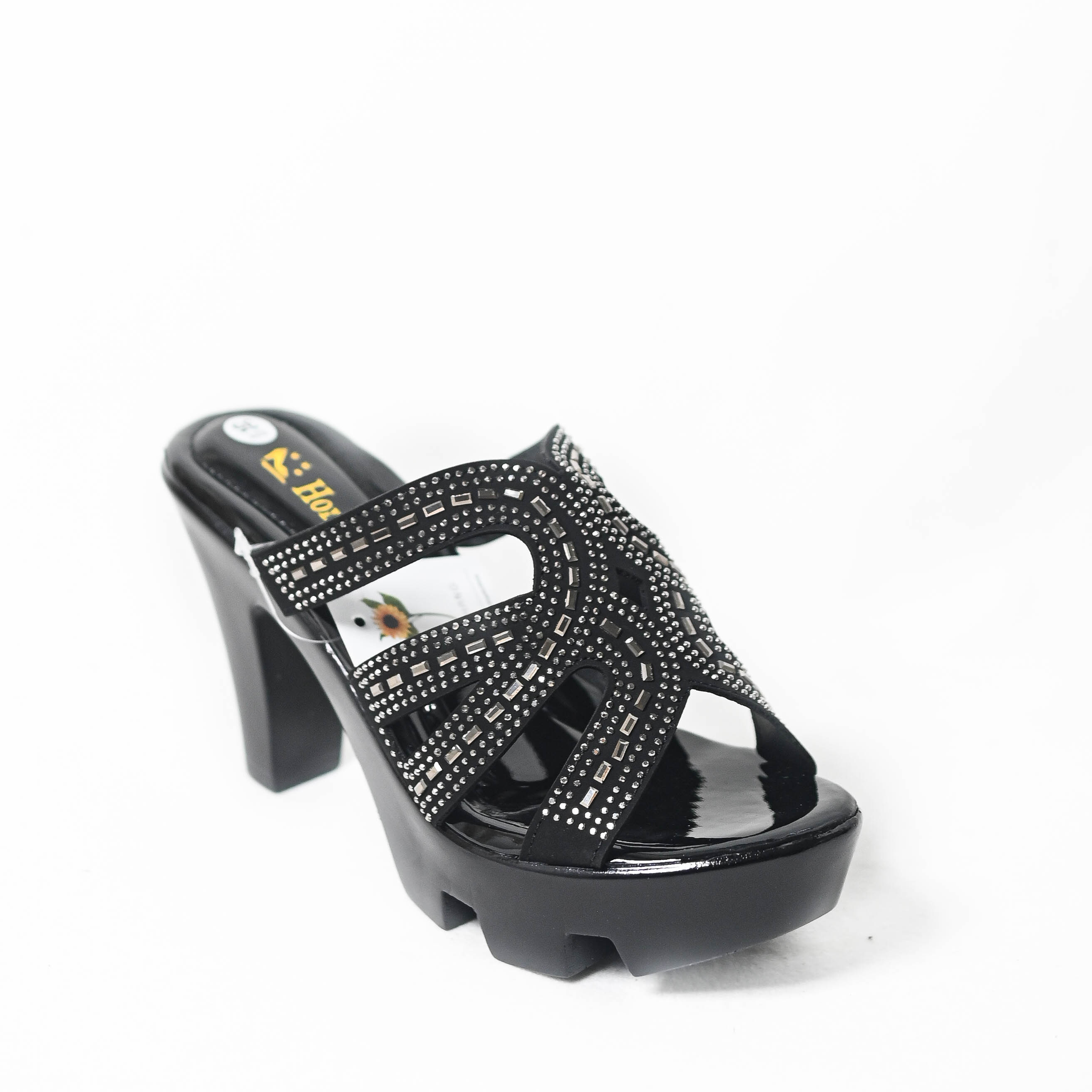 Dép cao gót nữ đế 10 cm