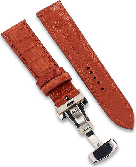 Dây đồng hồ SAM Leather SAM004ASV - Dây da đồng hồ Apple Watch 38/40 – 42/44, dây đồng hồ da cá sấu Size 20mm/22mm, Dây đeo đồng hồ phù hợp các loại ( Swatch, Apple 1,2,3,4,5, Iwatch và đồng hồ cổ điển )