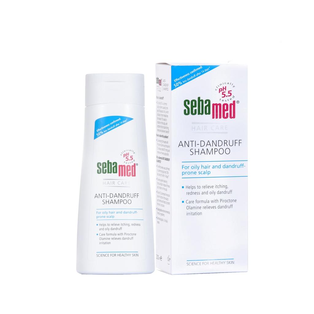 Dầu gội giúp giảm gàu Sebamed Hair Care Anti-Dandruff Shampoo pH5.5 200ml