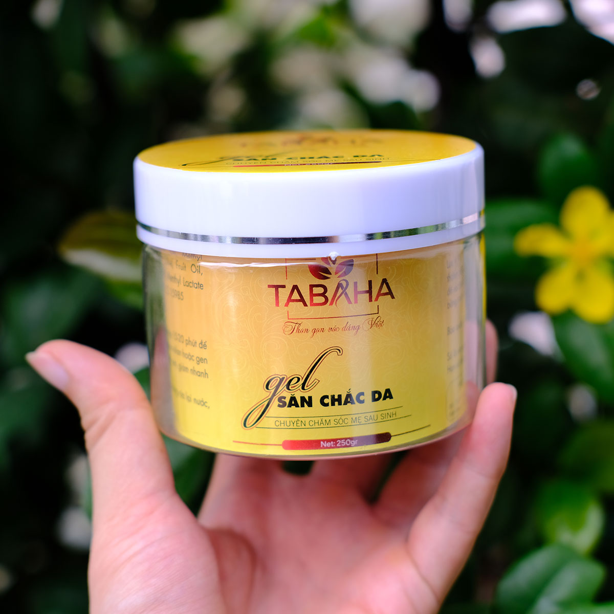 Gel tan mỡ săn chắc da đẹp dáng Tabaha 250g Tặng Nịt Bụng và Thước Dây