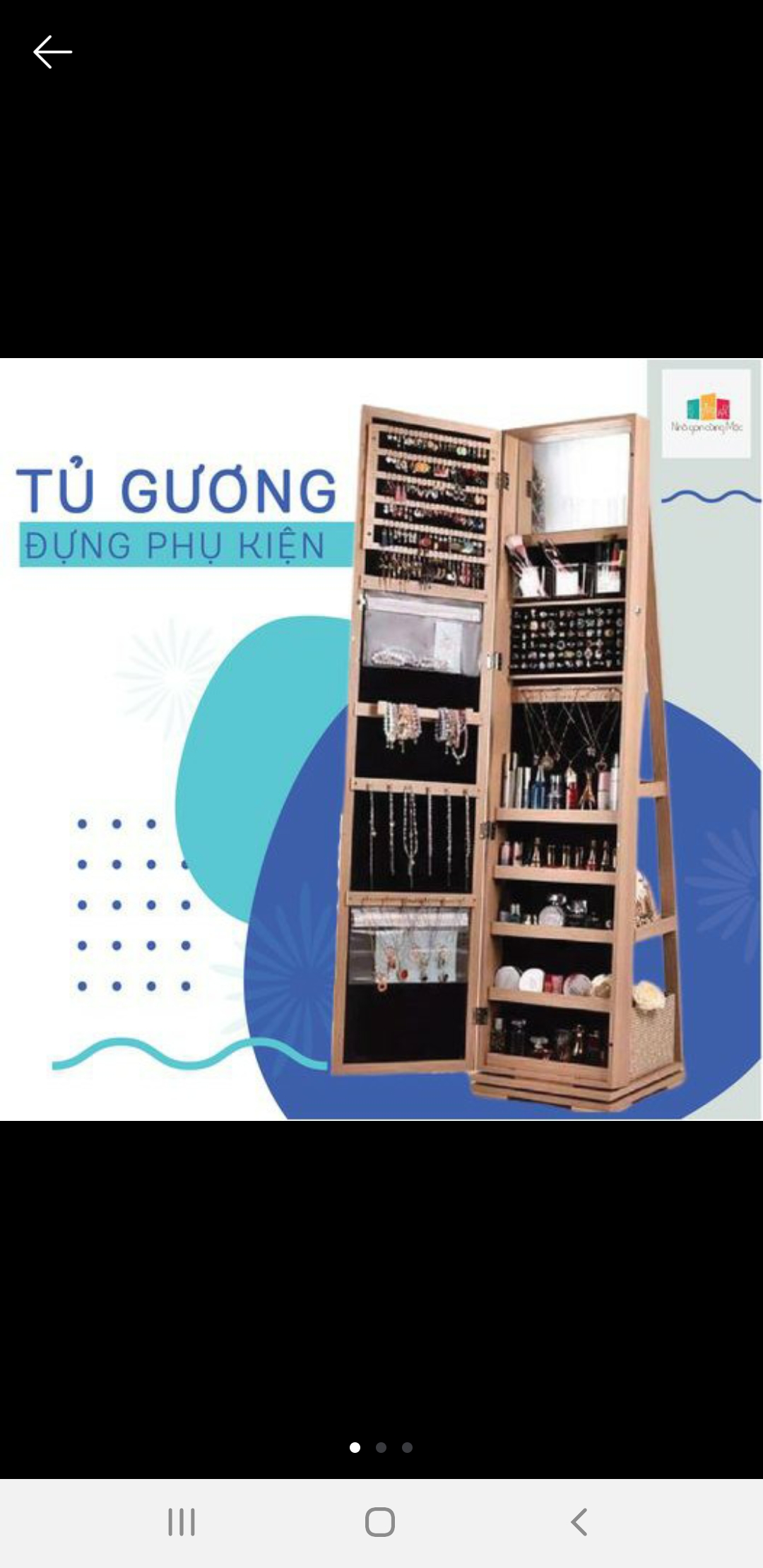 TỦ GƯƠNG ĐỰNG PHỤ KIỆN CHO PHÁI NỮ