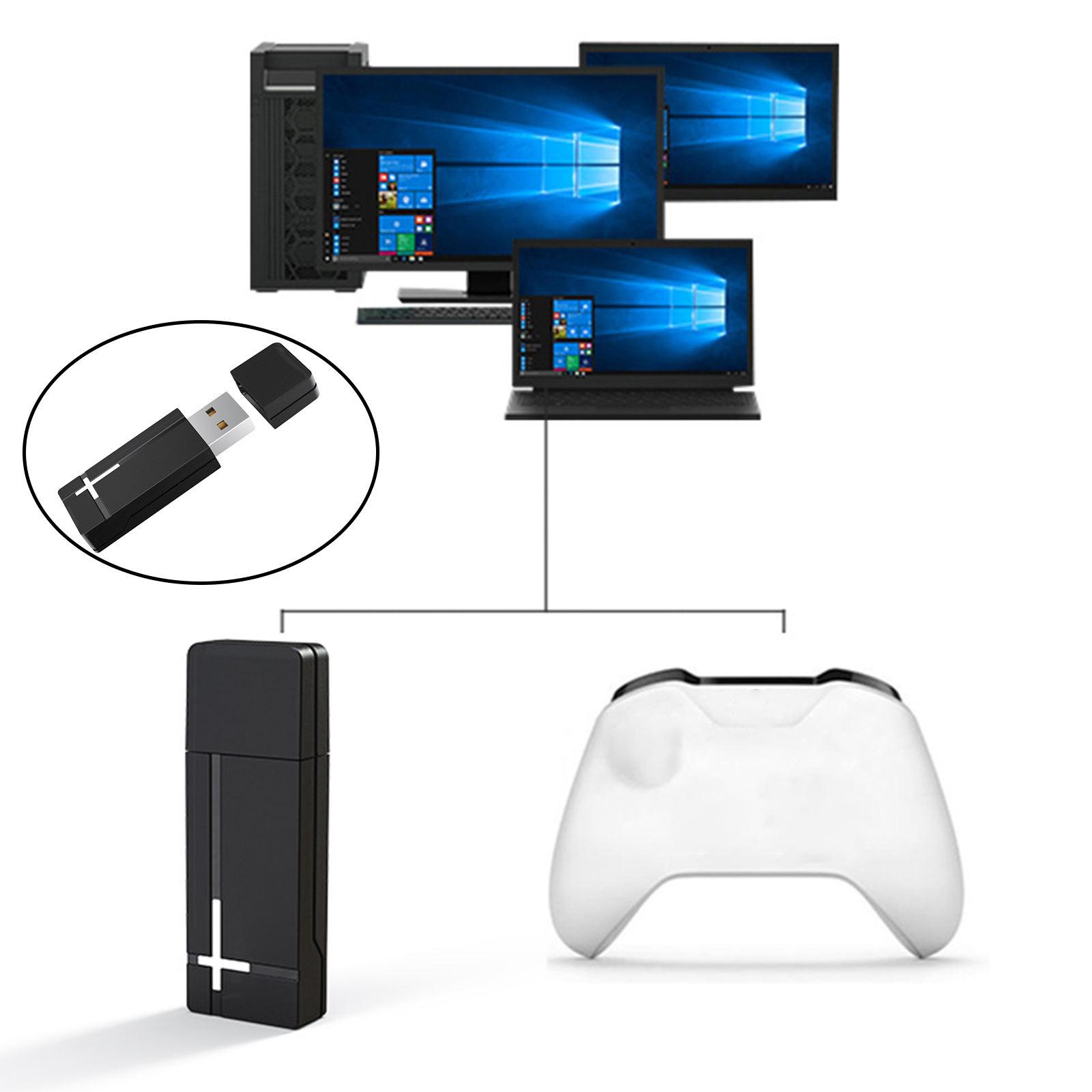 Wireless Adapter Compatible for Xbox One USB Receiver Compact Easy To Use