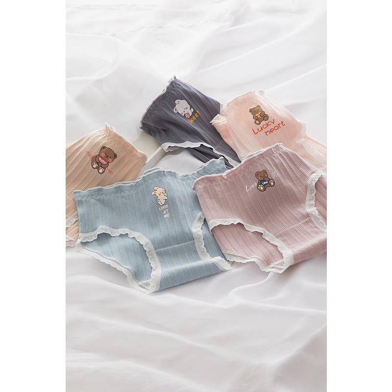 Quần Lót Nữ Cotton Kháng Khuẩn LOVE ME Thời Trang Ngang Eo  Hàng Loại Đẹp.