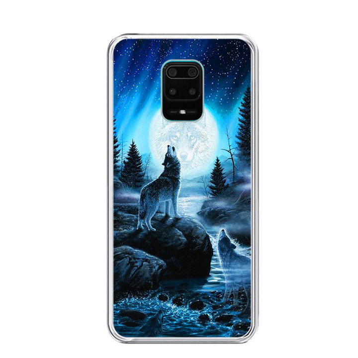 Ốp lưng dẻo cho điện thoại XIAOMI REDMI NOTE 9S / REDMI NOTE 9 PRO - 0485 Wolf04 - Hàng Chính Hãng