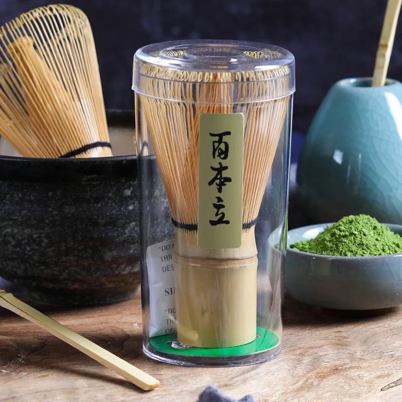 Dụng Cụ Chổi Bằng Tre Để Khuấy Bột MatCha Tiện Lợi