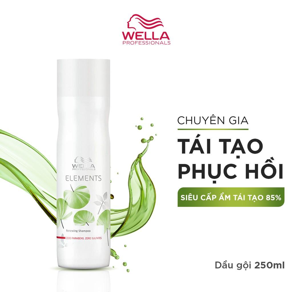 Dầu Gội Wella Elements Phục Hồi Độ Ẩm, Nuôi Dưỡng Và Bảo Vệ Sợi Tóc Cao Cấp Renewing Shampoo