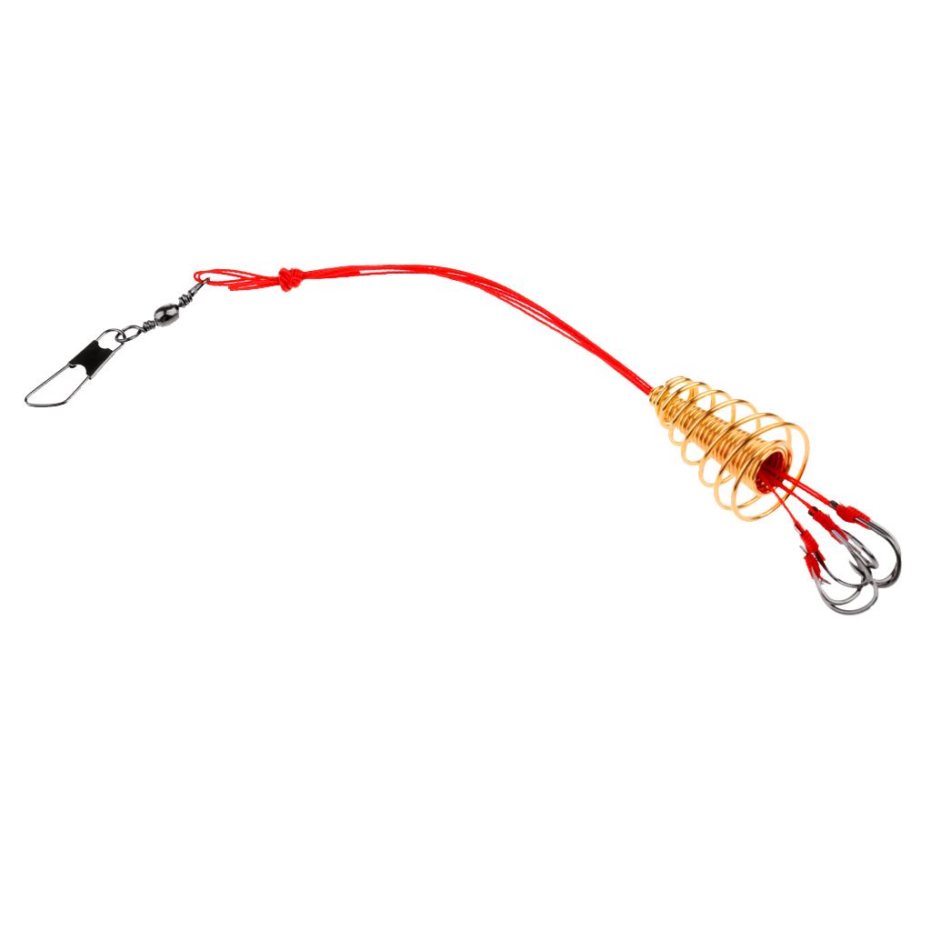 Sea Fishing Explosion Fishing Hook Fishing Lure Bait Trap Feeder Cage 8#