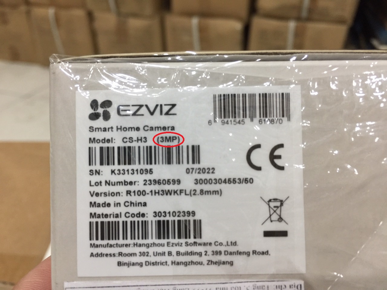Camera wifi hikvision ezviz ngoài trời CS-H3-R100-1H3WKFL ra mắt Quí 4.2022 - Hàng chính hãng