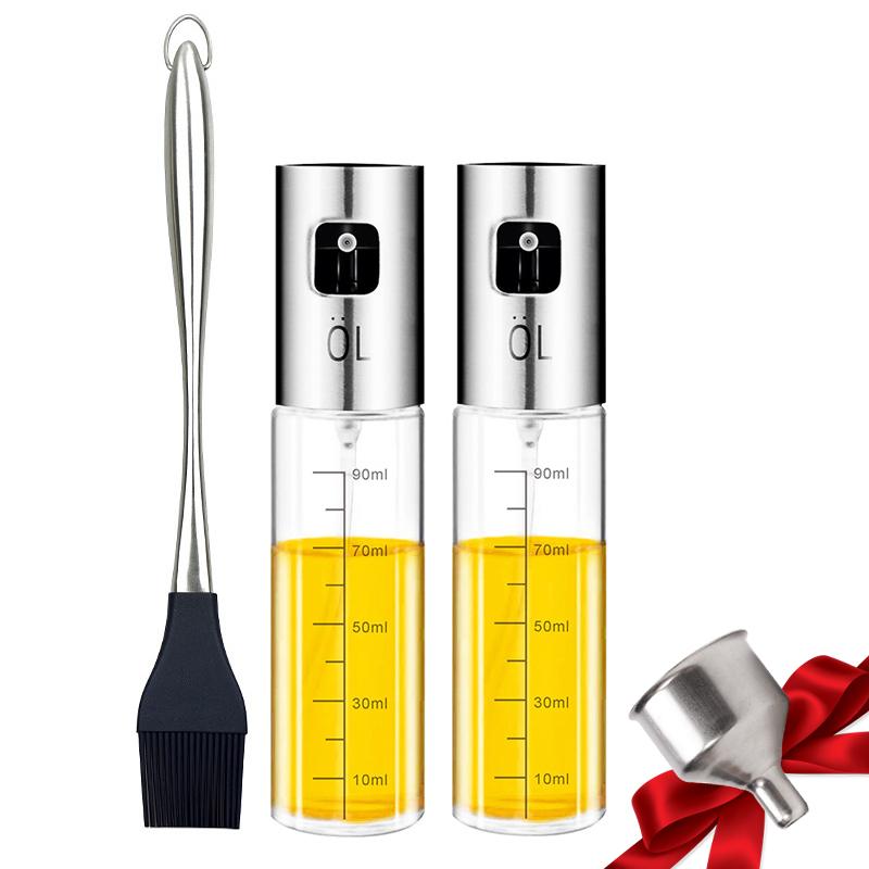 Xịt Dầu Ô Liu Rửa Bình, Thủy Tinh Cao Cấp Bơm Phun Cho BBQ, Nướng Bếp, Nấu Ăn, salad, Bánh Mì Nướng, Rán