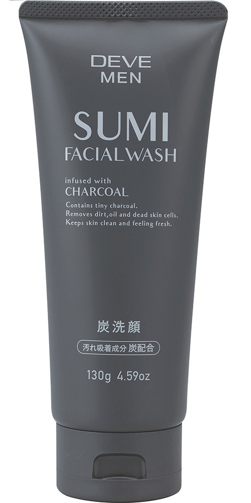 Sữa Rửa Mặt Than Hoạt Tính Deve Men Sumi Facial Wash Dành Cho Nam