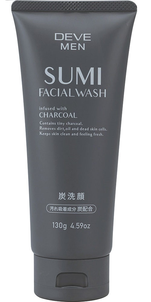 Sữa Rửa Mặt Than Hoạt Tính Deve Men Sumi Facial Wash Dành Cho Nam (Tuýp 130g)