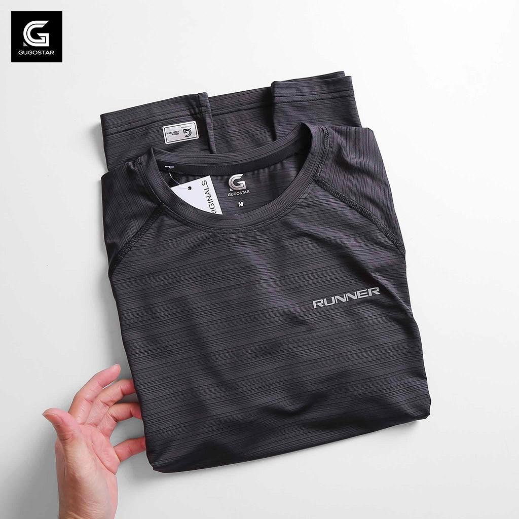 Áo Thun Nam Vải XƯỢC RUNNER G511, Chất Mềm Mịn, Co Giãn 4 Chiều - GUGOSTAR