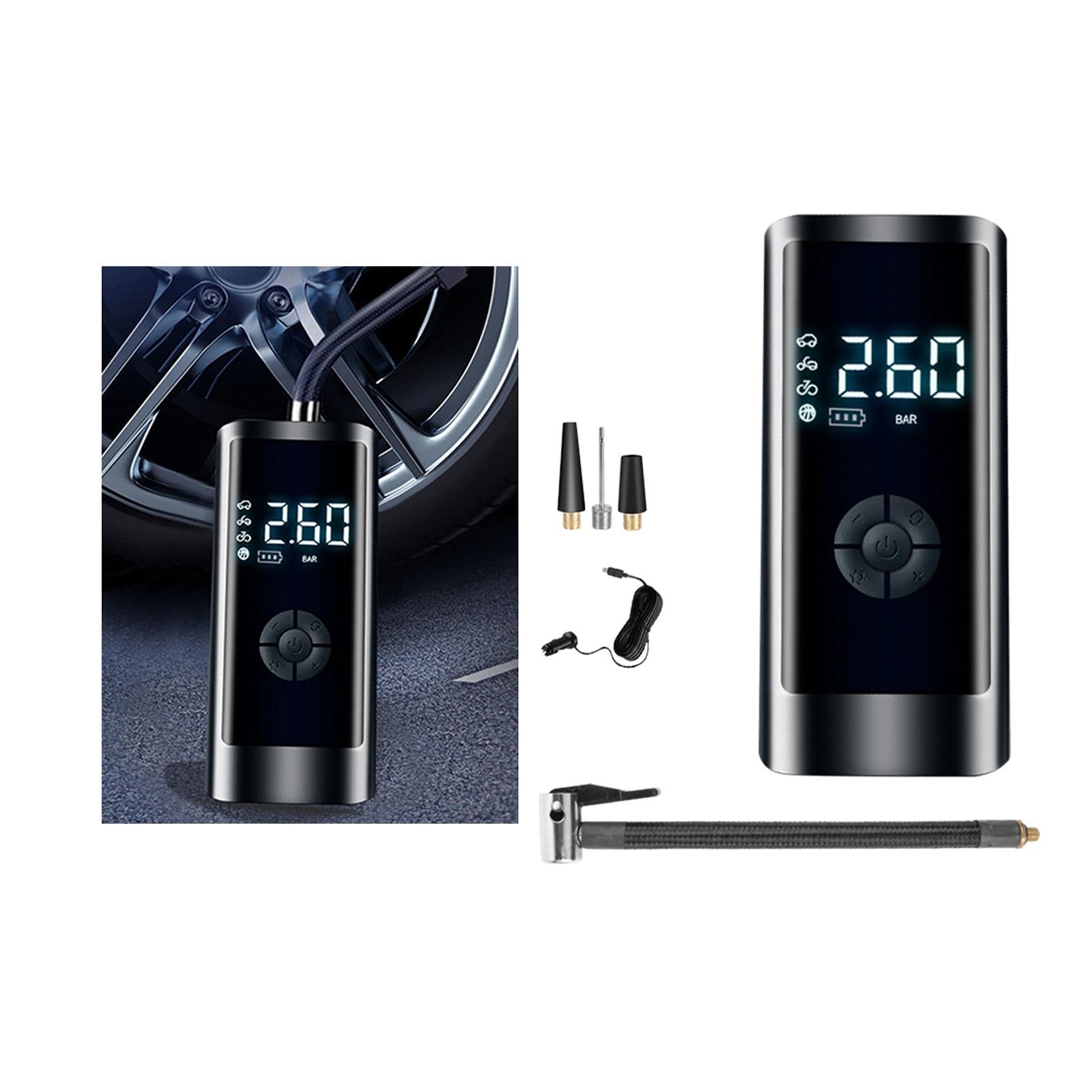 Tire Inflator Tire Air Pump Multi Purpose Dissipation Car Tire Inflatable Pump Air Compressor Tire Inflator for Bicycles Ball