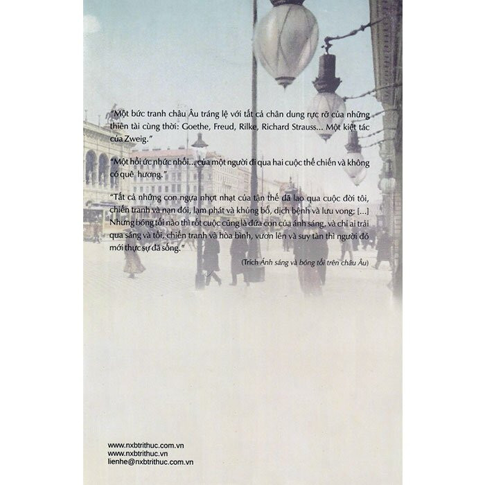 Ánh Sáng Và Bóng Tối Trên Châu Âu - Stefan Zweig - Phan Ba dịch -