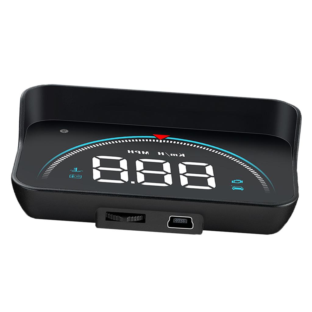 M8 Head up Display Smart OBD2 HUD Auto Digital Meter Port Warning Alarm System