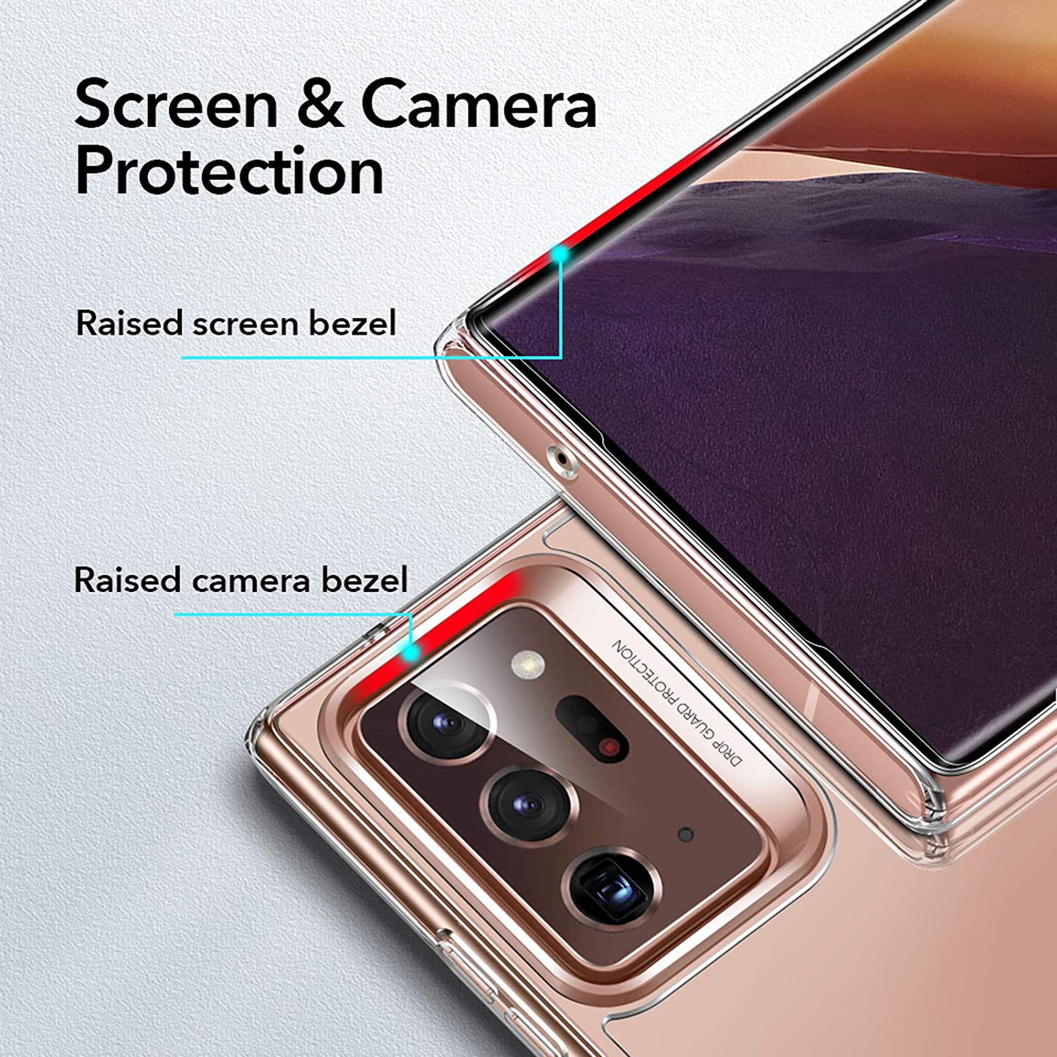 Ốp Lưng cho Samsung Galaxy Note 20 / Note 20 Ultra ESR Echo Tempered Glass Hard Case - Hàng Nhập Khẩu