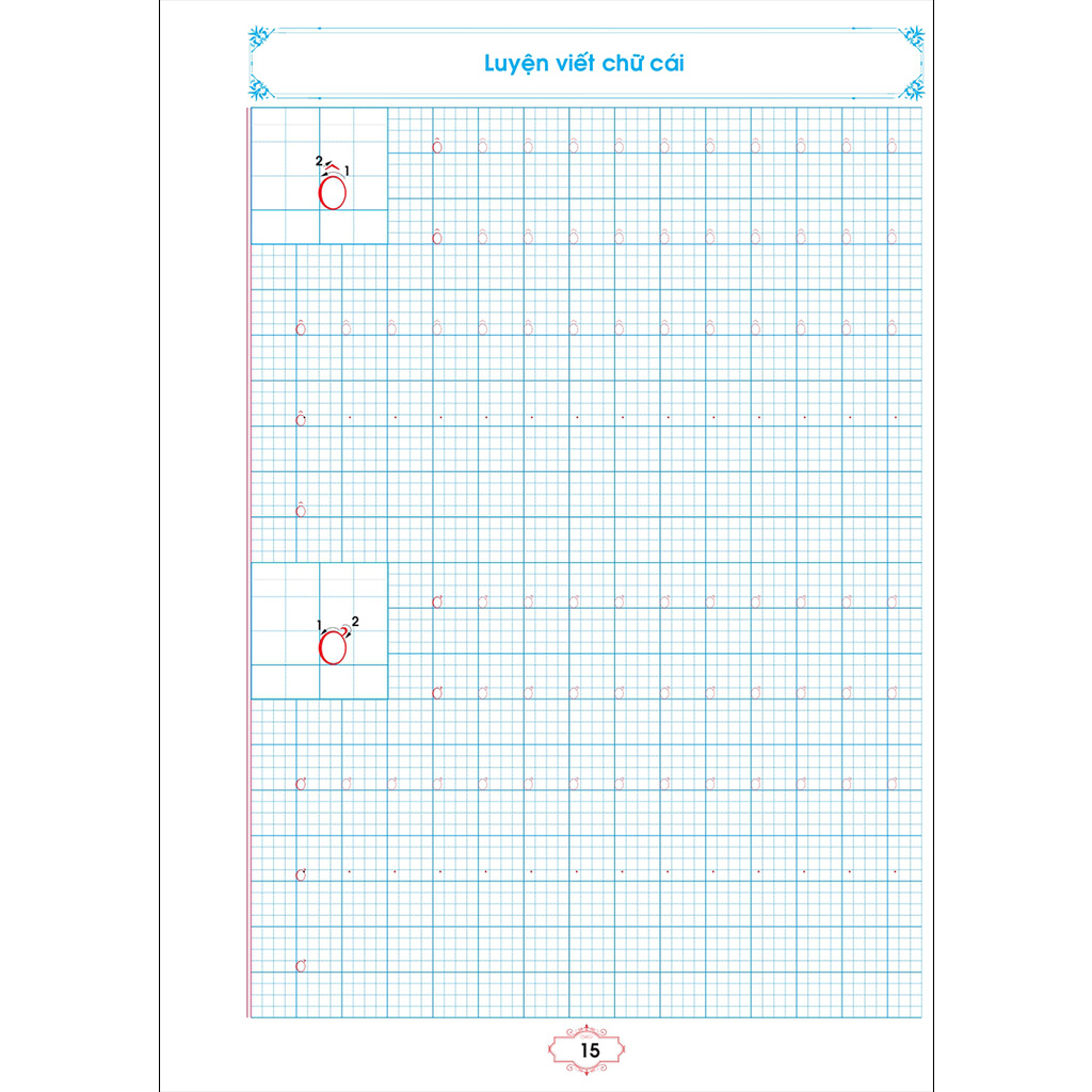 Luyện viết  chữ thường cỡ nhỏ ( vở ô ly có mẫu nét cơ bản, chữ thường, chữ ghép và câu)